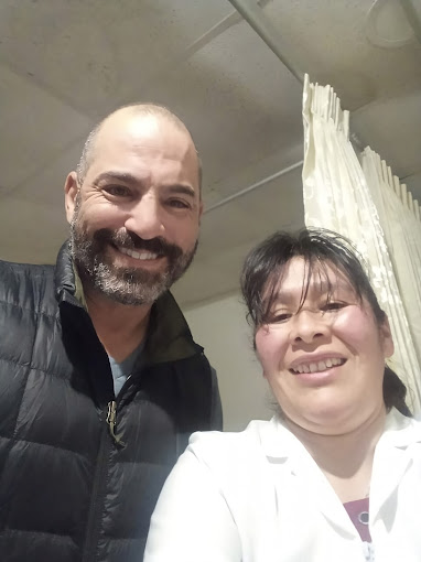 Peaceful treatment session