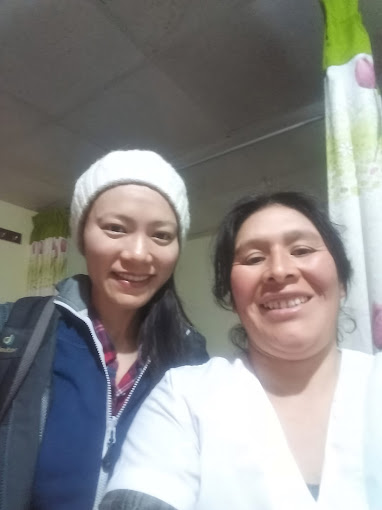 Happy smiling client after massage